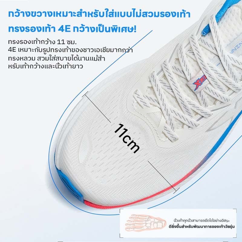 Pioneer 2.0 | รองเท้าวิ่งผู้ชาย ดีไซน์ลดแรงกระแทกด้วยน้ำหนักเบา สบายในการทดสอบสมรรถนะและวิ่งทั่วไป รูปที่ 2