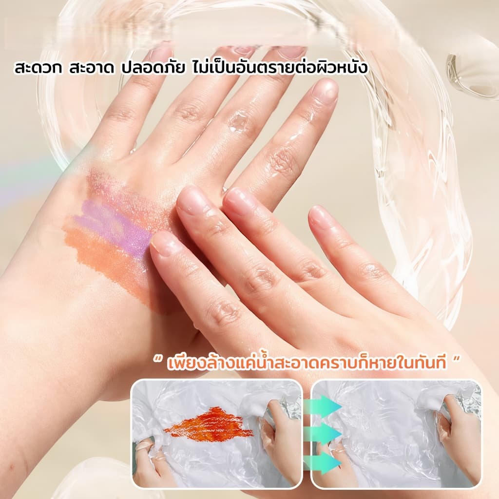 สีเทียนจัมโบ้แท่งใหญ่ เด็กปลอดสารพิษ48ชิ้น ทำความสะอาดง่าย พร้อมกระดาษวาดภาพ crayon oil pastel ชุดระบายสี สีชอล์คน้ํามัน รูปที่ 6