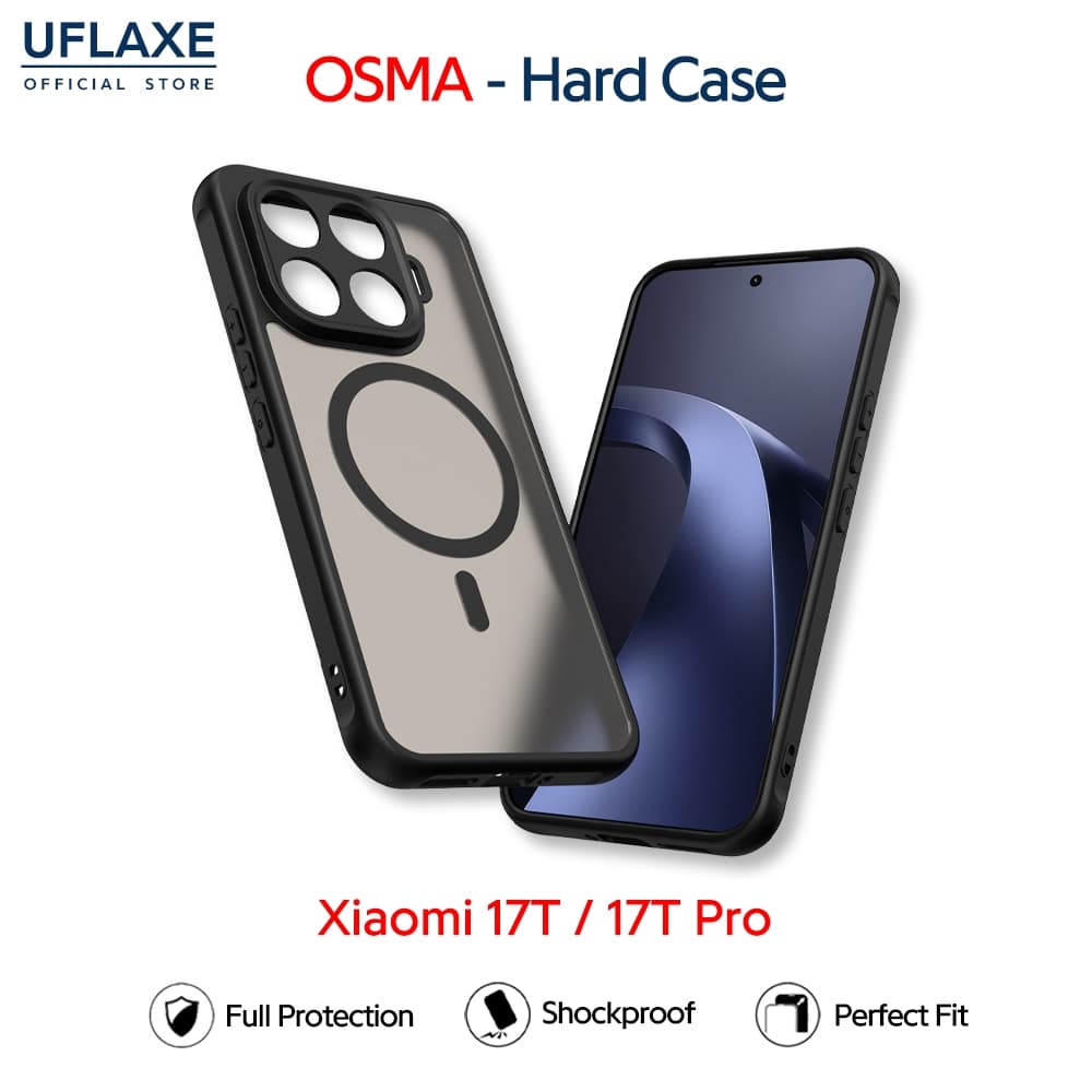 UFLAXE OSMA - เคส Xiaomi 17T / Xiaomi 17T Pro - เคสแข็งกันกระแทก เคสโทรศัพท์ด้านป้องกันรอยนิ้วมือการปกป้องเต็มรูปแบบ รูปที่ 1