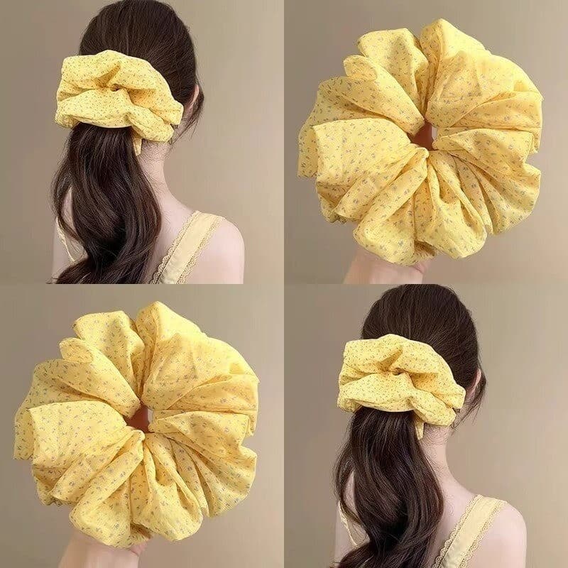 ยางรัดผมหางม้า ผ้าวูล แบบนิ่ม ขนาดใหญ่ สีสันสดใส จํานวน 1 ชิ้น รูปที่ 4
