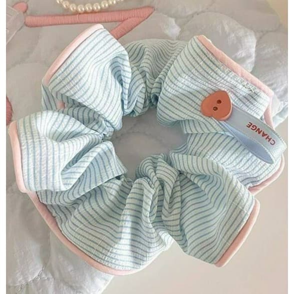 ยางรัดผมหางม้า ผ้าวูล แบบนิ่ม ขนาดใหญ่ สีสันสดใส จํานวน 1 ชิ้น รูปที่ 7