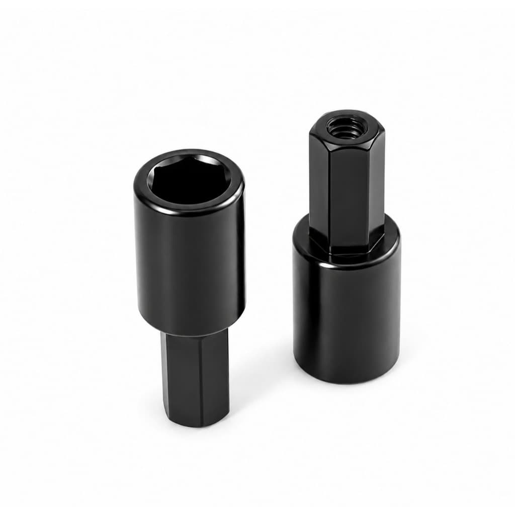 KOShobby RC ล้อ Hub Hex Extender - 5 มม.ถึง 5 มม. สําหรับ MN, WPL, Feiyue, JJRC & More MN82 MN82PRO MN82S C64-1 รูปที่ 2