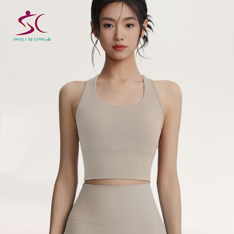 Smile Creating ชุดชั้นในกีฬาผู้หญิง เกรด 7A ต้านแบคทีเรีย เสื้อ ดีไซน์หลังสวย แขนทรงตัววี ป้องกันการสั่นและการหย่อนคล้อย ชุดโยคะ เสื้อกล้าม วิ่ง พลัตติ ฝึกซ้อม ฟิตเนส บรา รูปที่ 6