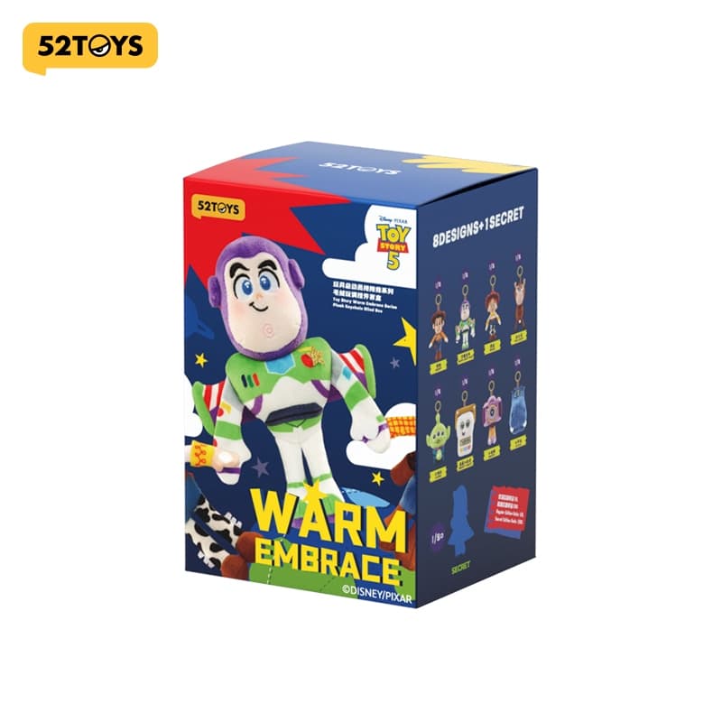 52TOYS Disney Toy Story Warm Embrace Series Plush Keychain Blind Box Figure Toy รูปที่ 8