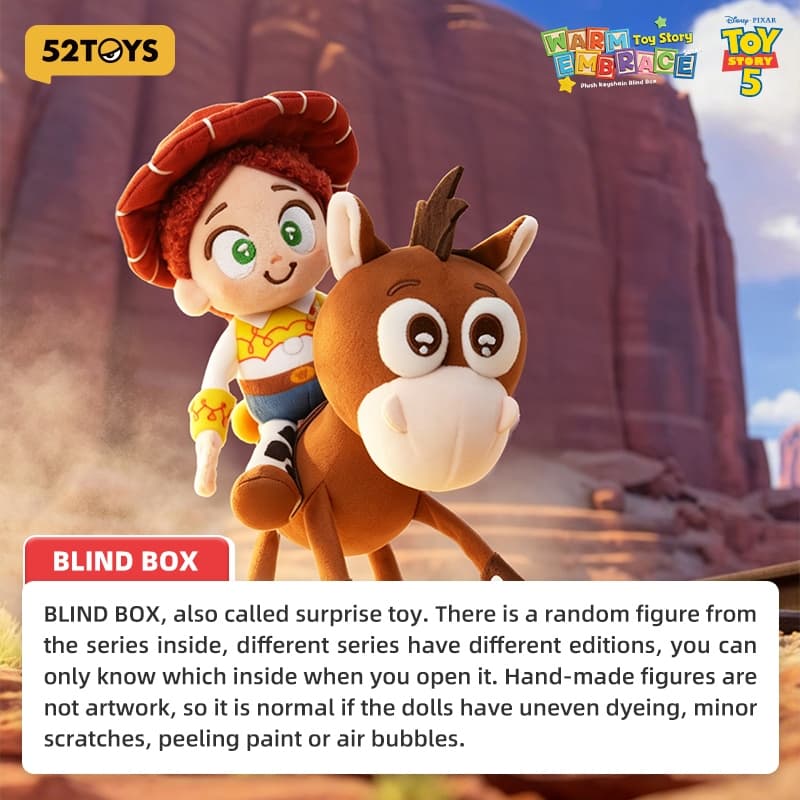 52TOYS Disney Toy Story Warm Embrace Series Plush Keychain Blind Box Figure Toy รูปที่ 2