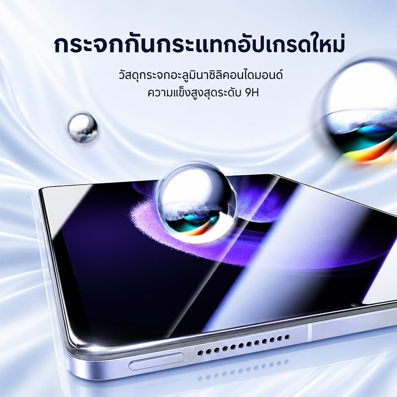 TBTIC กระจกนิรภัยป้องกันหน้าจอสําหรับ Xiaomi Pad 8 7 6 5 Pro 2025 2024 2023 2022 11.2 11 นิ้ว รูปที่ 3