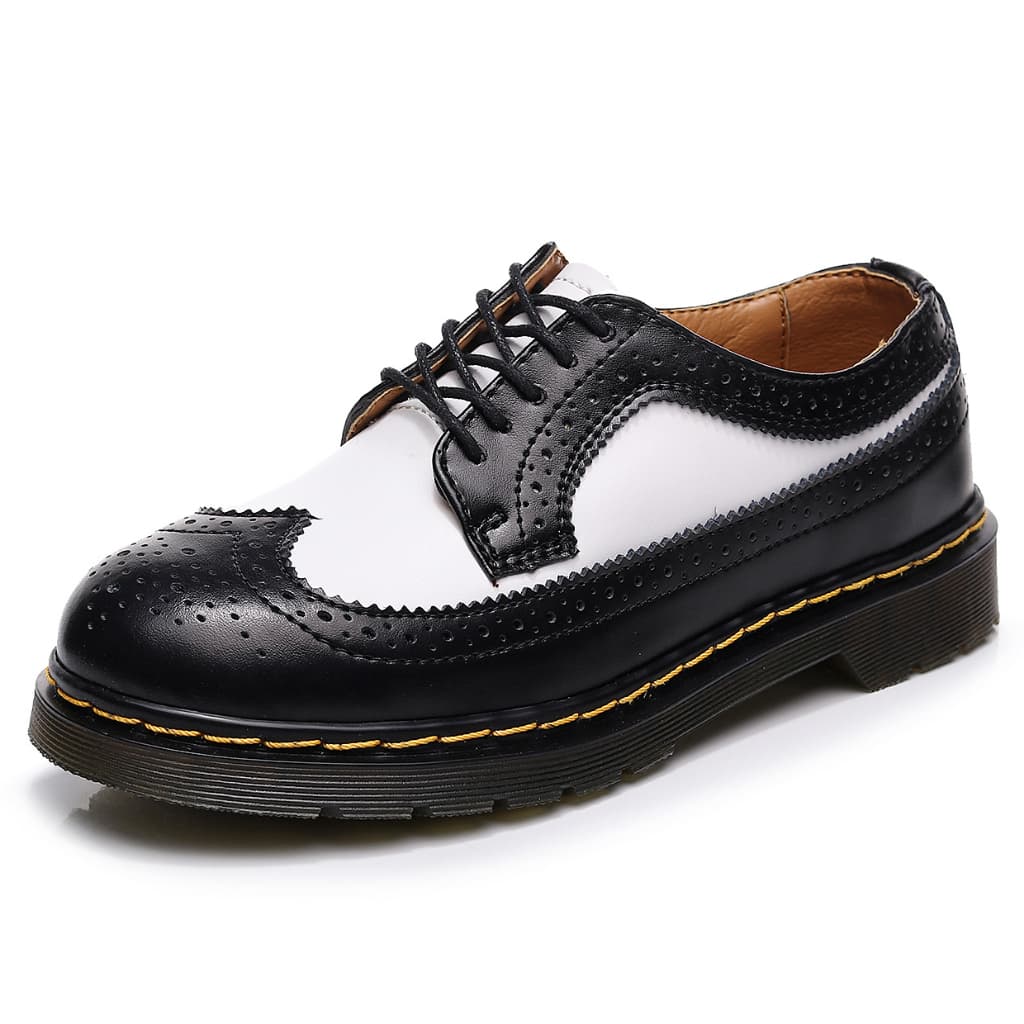 Dmartens Martins รองเท้าหนังวัว ทรงหลวม สไตล์คลาสสิก สําหรับผู้ชาย และผู้หญิง 5hed 34-46 wqcmffsp 1tja IPX9 รูปที่ 1