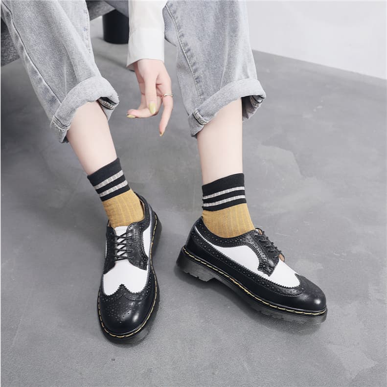 Dmartens Martins รองเท้าหนังวัว ทรงหลวม สไตล์คลาสสิก สําหรับผู้ชาย และผู้หญิง 5hed 34-46 wqcmffsp 1tja IPX9 รูปที่ 8