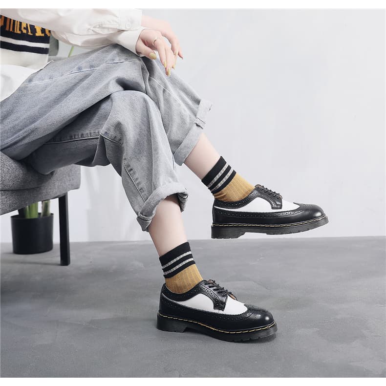 Dmartens Martins รองเท้าหนังวัว ทรงหลวม สไตล์คลาสสิก สําหรับผู้ชาย และผู้หญิง 5hed 34-46 wqcmffsp 1tja IPX9 รูปที่ 7