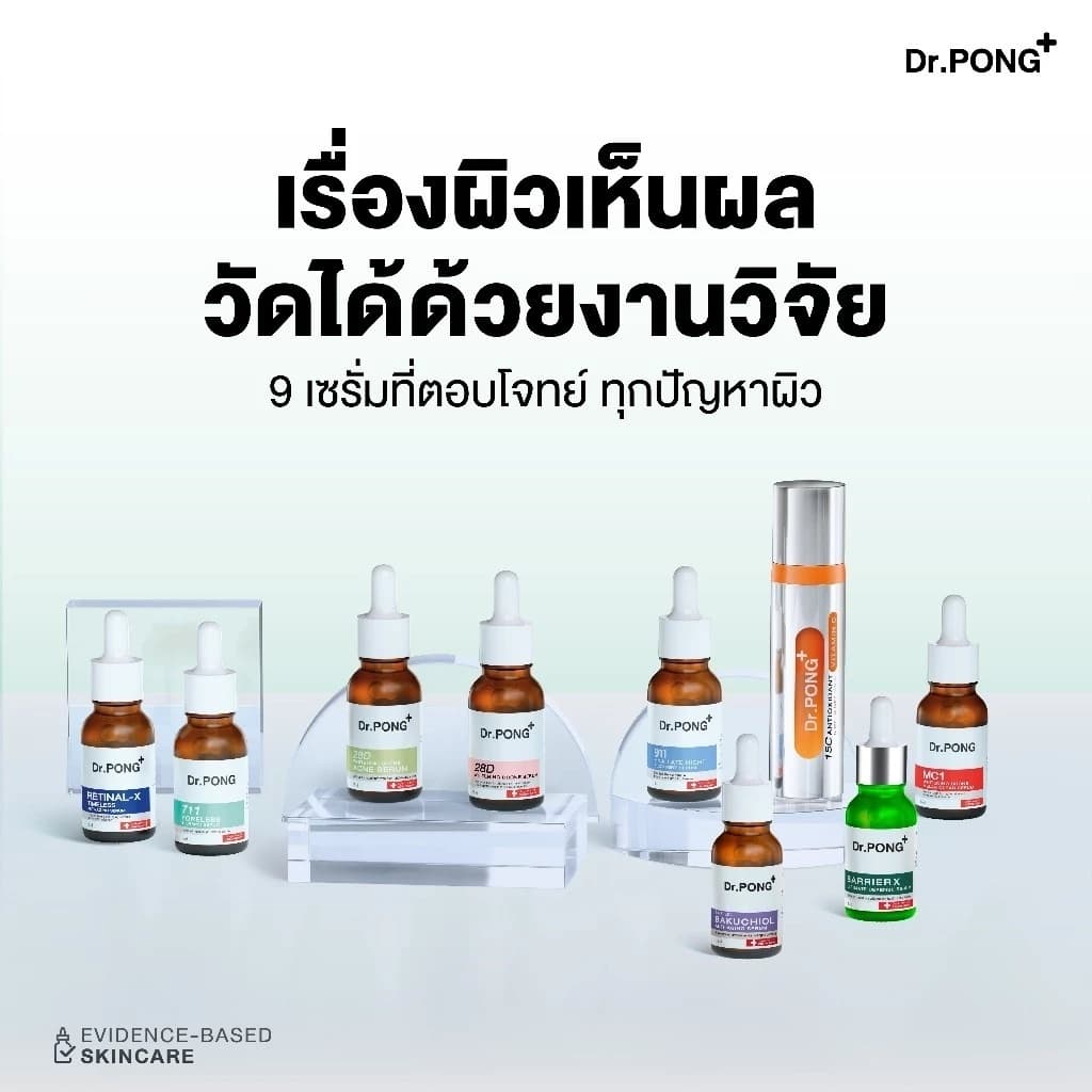 Dr.PONG+ 28D Whitening Drone Acne Serum | เซรั่มลดสิว ลดรอยสิว รอยดำ ผิวใส ลดความหมองคล้ำ คุมมัน รูปที่ 5