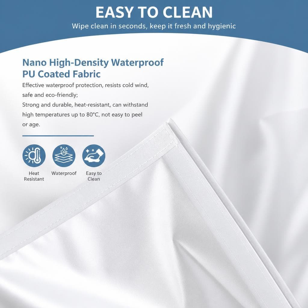 Portable Aircond Cloth Seal ผ้าซีลแอร์พกพา สำหรับหน้าต่างและประตูบานเลื่อน กันลมร้อน มีซิปและกาวในตัว ใช้งานง่าย รูปที่ 5