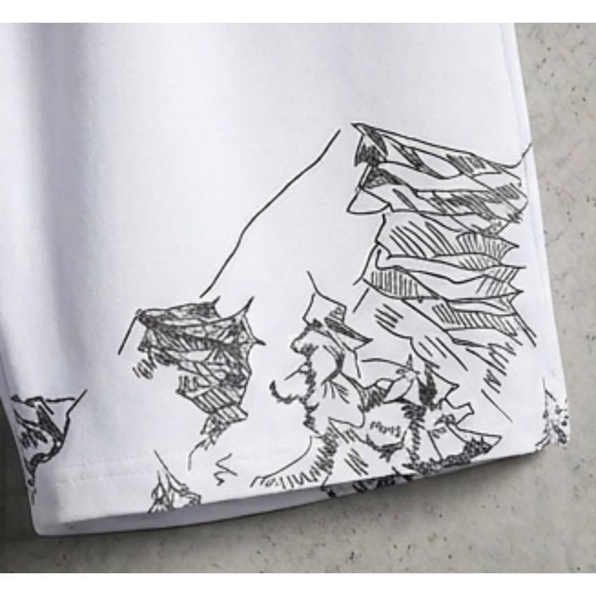 2026 ใหม่ภูเขาหิมะพิมพ์ไล่ระดับสีชุดสำหรับหลายรูปแบบชุดสำหรับตัวเลือกแนวโน้มแฟชั่น รูปที่ 5