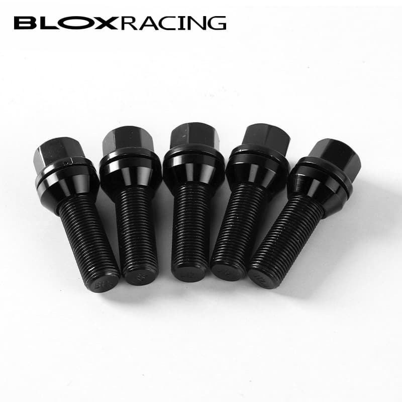 5 ชิ้นล้อ B12.9 เกรดสลักเกลียวปลอมสกรูถั่วสําหรับ BMW E90/E60/E39/F10/F20/E46 Audi Benz Vw M12x1.25 12x1.5 14x1.25 14x1.5 รูปที่ 1