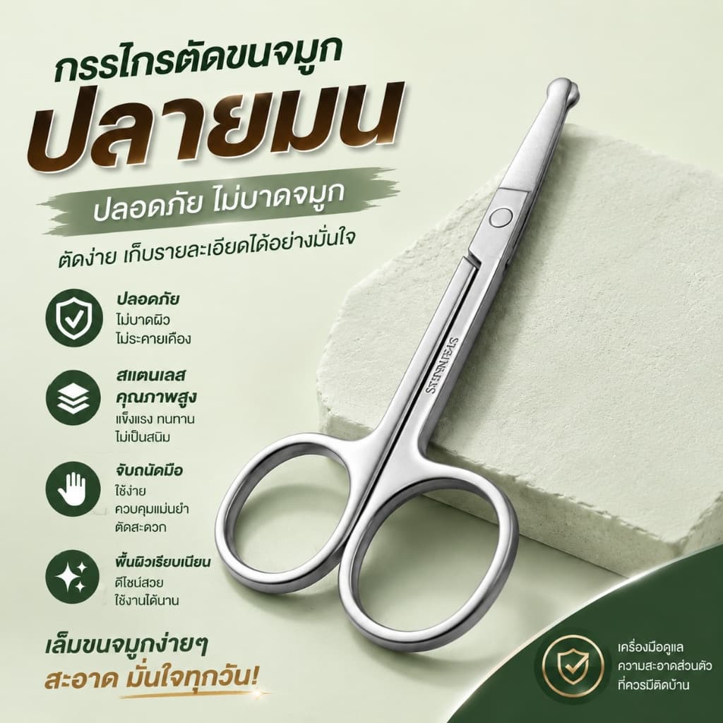 กรรไกรตัดขนคิ้ว, กรรไกรตัดขนจมูก, กรรไกรตัดขนคิ้ว, กรรไกรความงาม, กรรไกรแต่งหน้า, กรรไกรคิ้ว，CXT011 รูปที่ 5