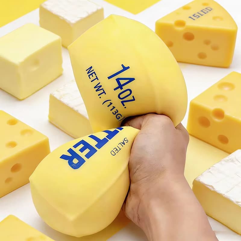 ท้องถิ่น4 ชิ้น 23.5 ซม.บีบของเล่น Butter Stick Squishy ของเล่นช้า Rising Fidget ความเครียดบรรเทาบีบบาร์อิฐ Soft Sensory ความวิตกกังวลออทิสติกของขวัญสําหรับเด็กผู้ใหญ่ รูปที่ 2