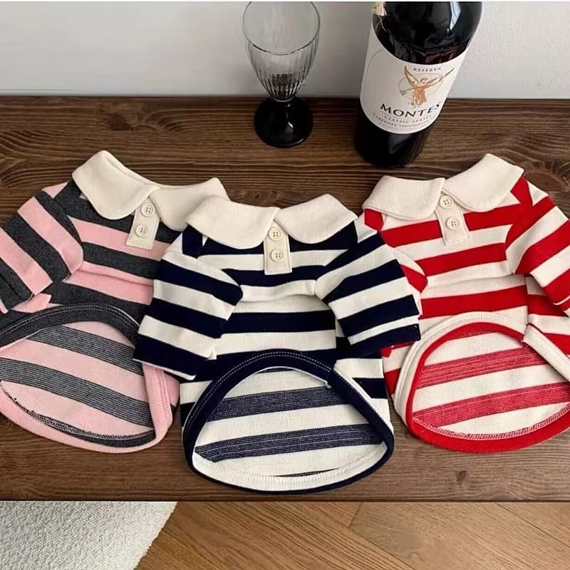 เสื้อโปโลสุนัขเสื้อผ้าลูกสุนัขขนาดเล็ก Shih Tzu Cat Clothes รูปที่ 1