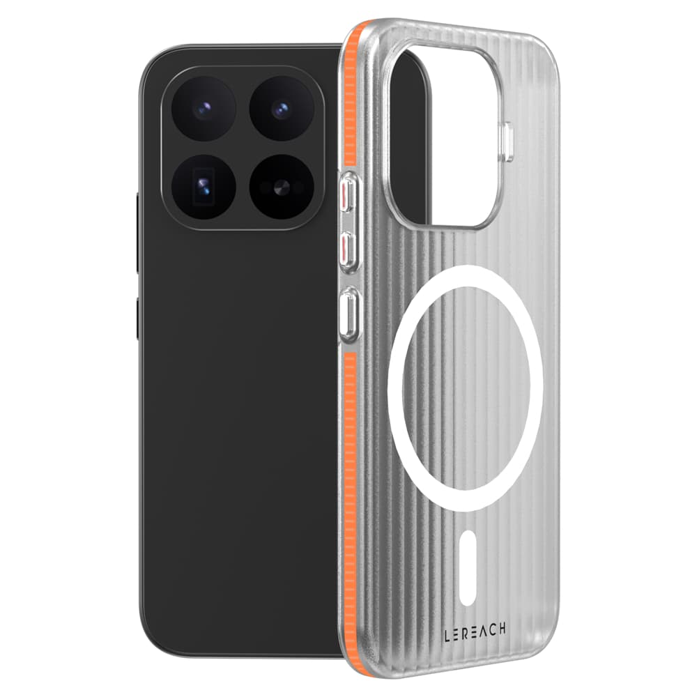 Lereach เคสแม่เหล็กสําหรับ Xiaomi 17 Ultra 17T Pro Mi 17 Pro Max Clear Case 360° กันกระแทกและกริปหยัก รูปที่ 9