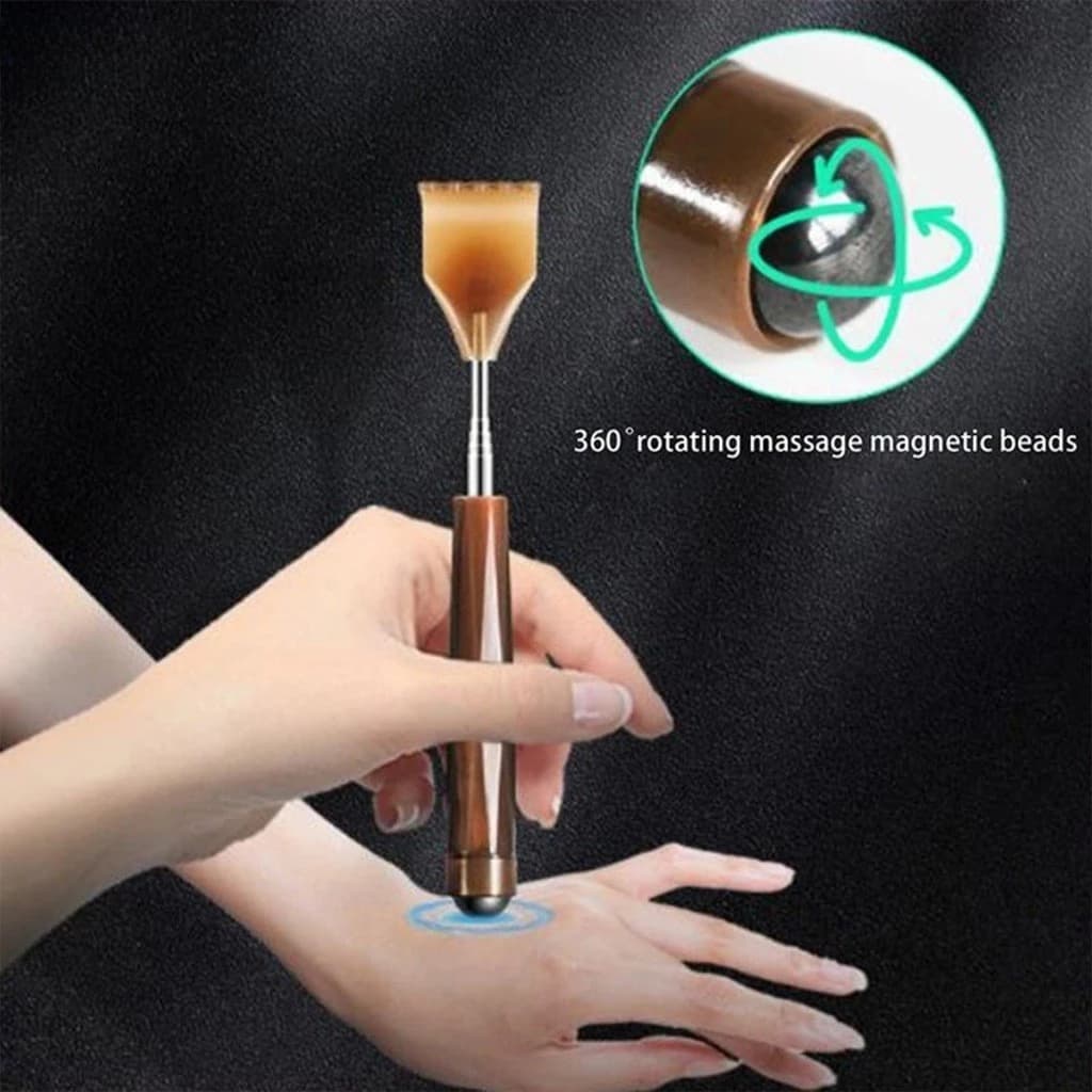 สแตนเลสสตีล Telescopic ด้านหลังขีดขีดขีดขยายได้ด้านหลังกันนวดดูแลส่วนบุคคล รูปที่ 4
