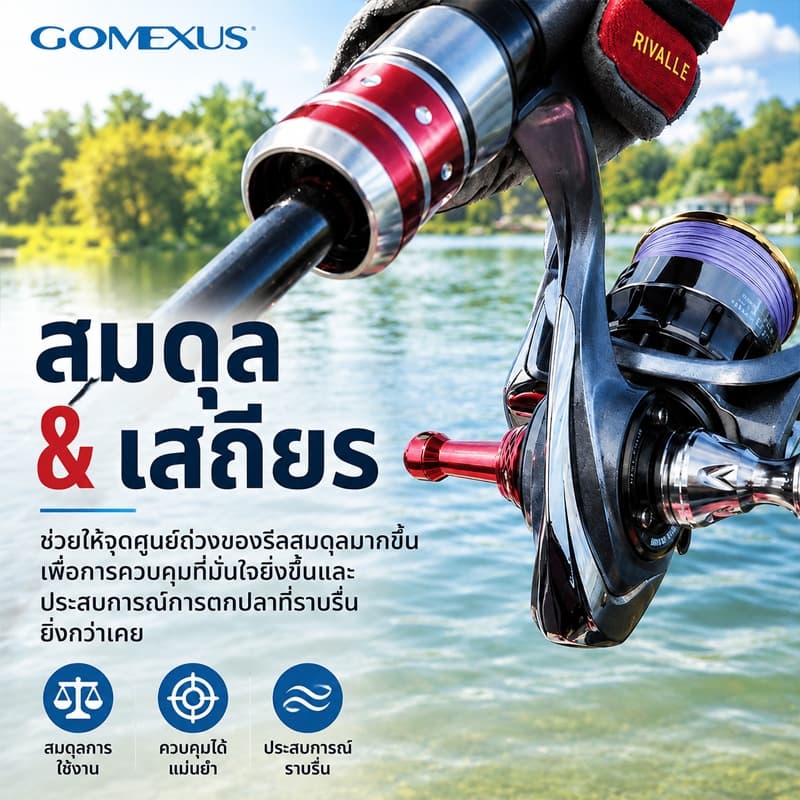 Gomexus เสากันล้ม Reel Stand โลหะผสมอลูมิเนียม เสากันล้มรอกสปินนิ่ง ปกป้องรอกตกปลา สำหรับ เสากันล้ม Daiwa BG Penn R2 เสากันล้มรอก รูปที่ 7
