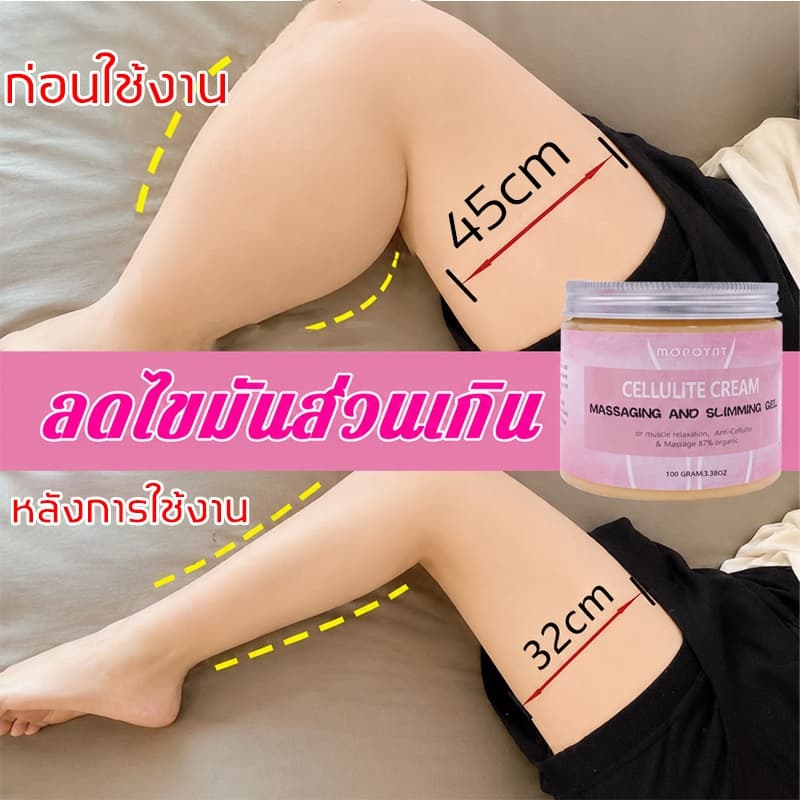 🔥ช่วยเผาผลาญ🔥 MOPOYAT ครีมลดหน้าท้อง 100g ครีมดูแลรูปร่าง  ครีมลดไขมัน สูตรอ่อนโยนเบิร์นไขมัน ประกอบด้วยสารสกัดจากพืช