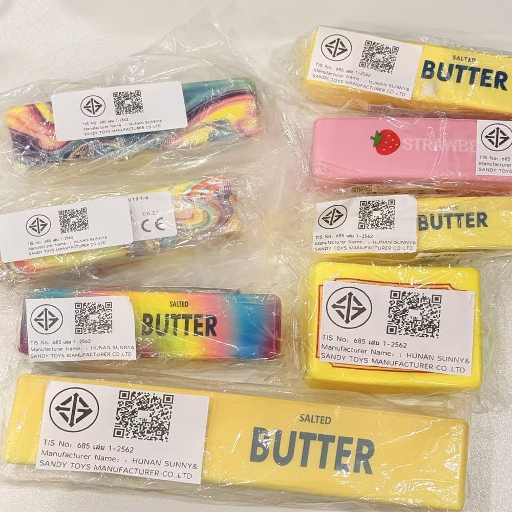 ท้องถิ่น4 ชิ้น 23.5 ซม.บีบของเล่น Butter Stick Squishy ของเล่นช้า Rising Fidget ความเครียดบรรเทาบีบบาร์อิฐ Soft Sensory ความวิตกกังวลออทิสติกของขวัญสําหรับเด็กผู้ใหญ่ รูปที่ 6