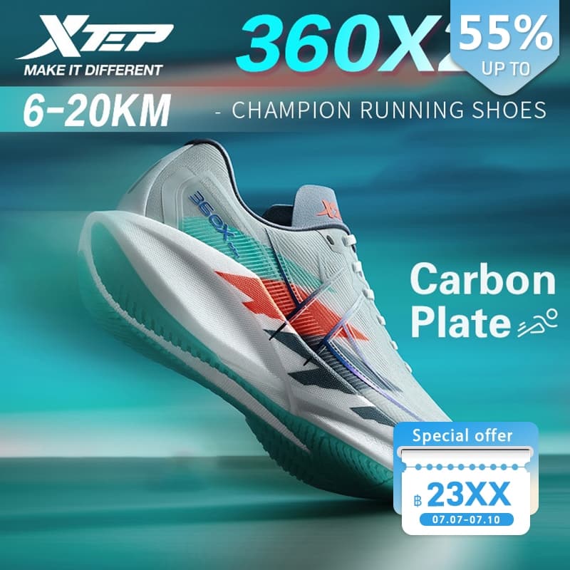 360X 2.0丨รองเท้าวิ่งมาราธอน Racing Carbon Board รองเท้าวิ่ง Running shoes รูปที่ 1