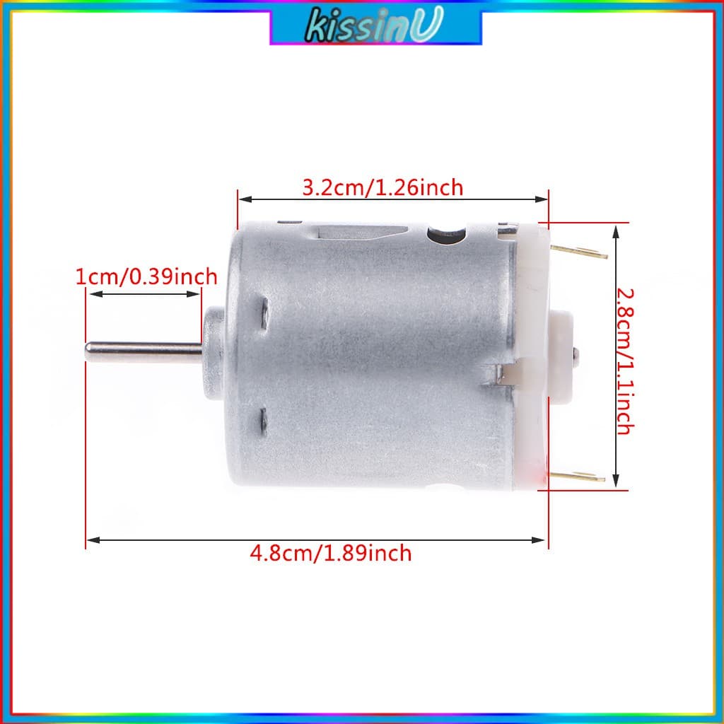 มอเตอร์ไฟฟ้า ความเร็วสูง DC 3-36V 4500-25500 รูปที่ 5