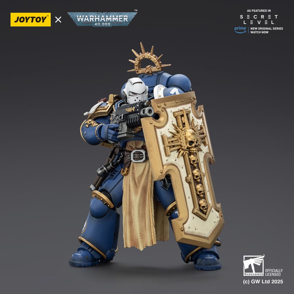 HIPLAY JOYTOY Warhammer Ultramarines Metaurus / Levantus / Torvald 1/18 Scale Action Figure รูปที่ 6