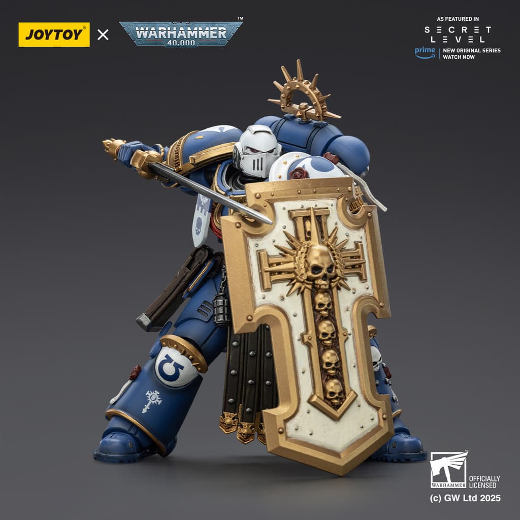 HIPLAY JOYTOY Warhammer Ultramarines Metaurus / Levantus / Torvald 1/18 Scale Action Figure รูปที่ 9