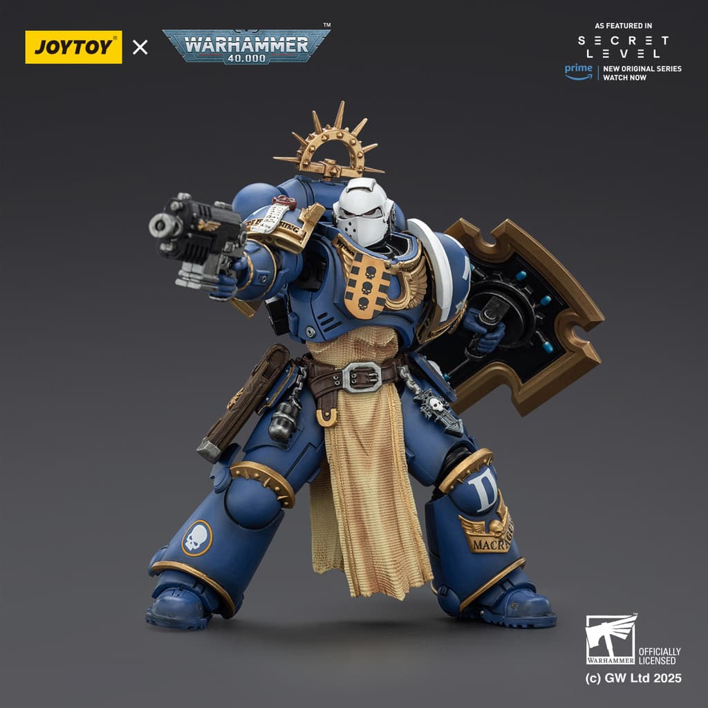 HIPLAY JOYTOY Warhammer Ultramarines Metaurus / Levantus / Torvald 1/18 Scale Action Figure รูปที่ 7