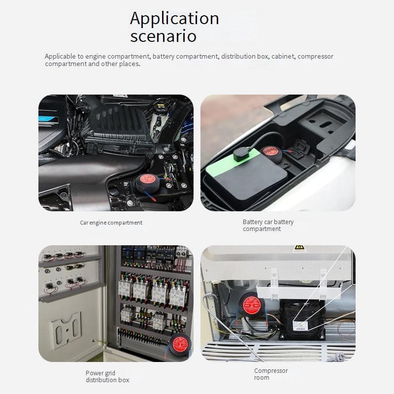 ถังดับเพลิงรถยนต์และบ้านอัตโนมัติ QRR0.02G อุปกรณ์ดับเพลิงแบบละอองลอย สุดล้ำสำหรับรถยนต์ ถังดับเพลิงอัตโนมัติที่ใช้งานง่ายและปลอดภัย รูปที่ 7