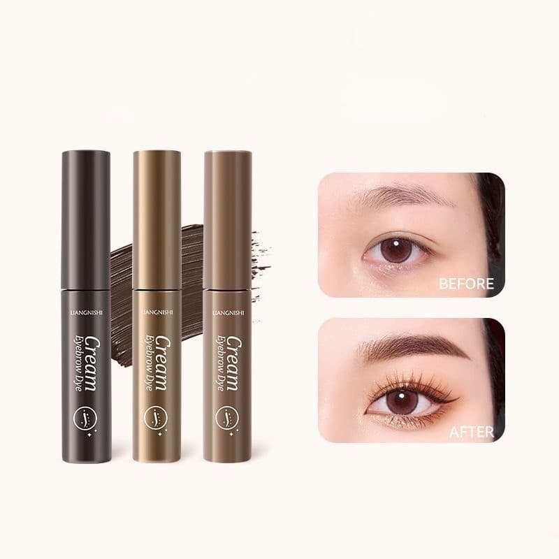 มาสคาร่าคิ้ว 3 มิติ ดินสอเขียนคิ้ว Dyeing Eyebrow Cream เนื้อครีม กันน้ำ กันเหงื่อ แห้งเร็ว สวย ธรรมชาติ รูปที่ 3