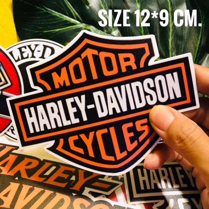 ฮาrLeY-DAVIDSON sticker water proof สติ๊กเกอร์กันน้ำ ลอกไม่ทิ้งคาบกาว ไฟลุก รูปที่ 3