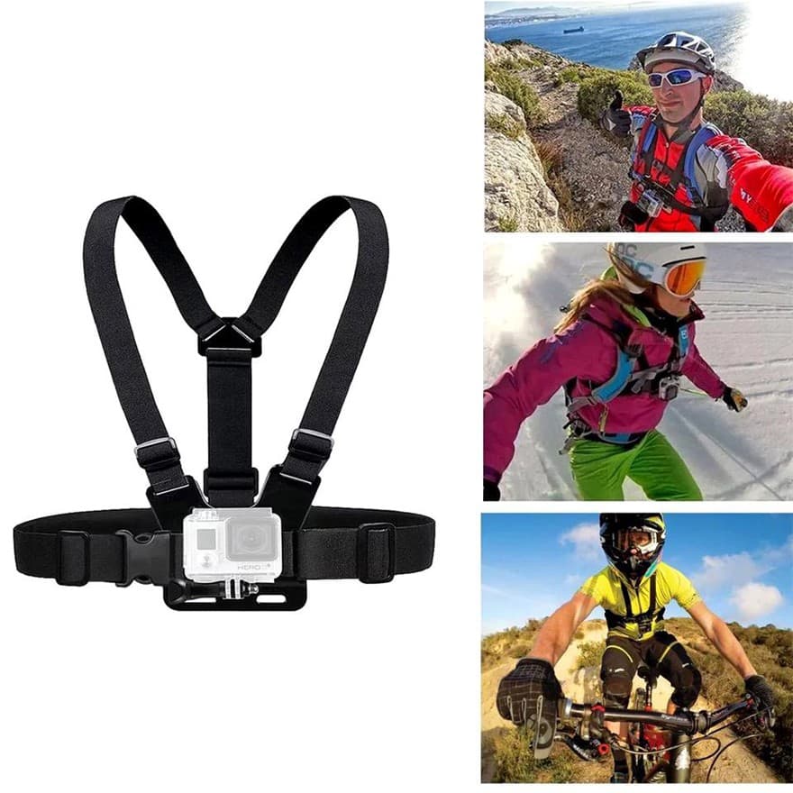 สายคาดอกพร้อมอุปกรณ์ GoPro Chest Strap Belt Body Tripod Harness Mount for GoPro Hero 13/12/11/10/9/8/7/6/5/4 SJCam YI รูปที่ 6