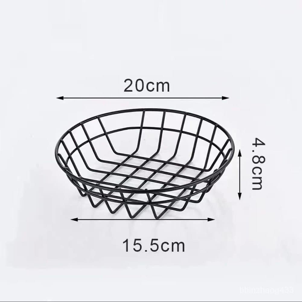 พร้อมจัดส่งตะกร้าเฟรนช์ฟรายส์ ตะกร้าทอด กลม สี่เหลี่ยม French fries basket H-C-2 รูปที่ 9
