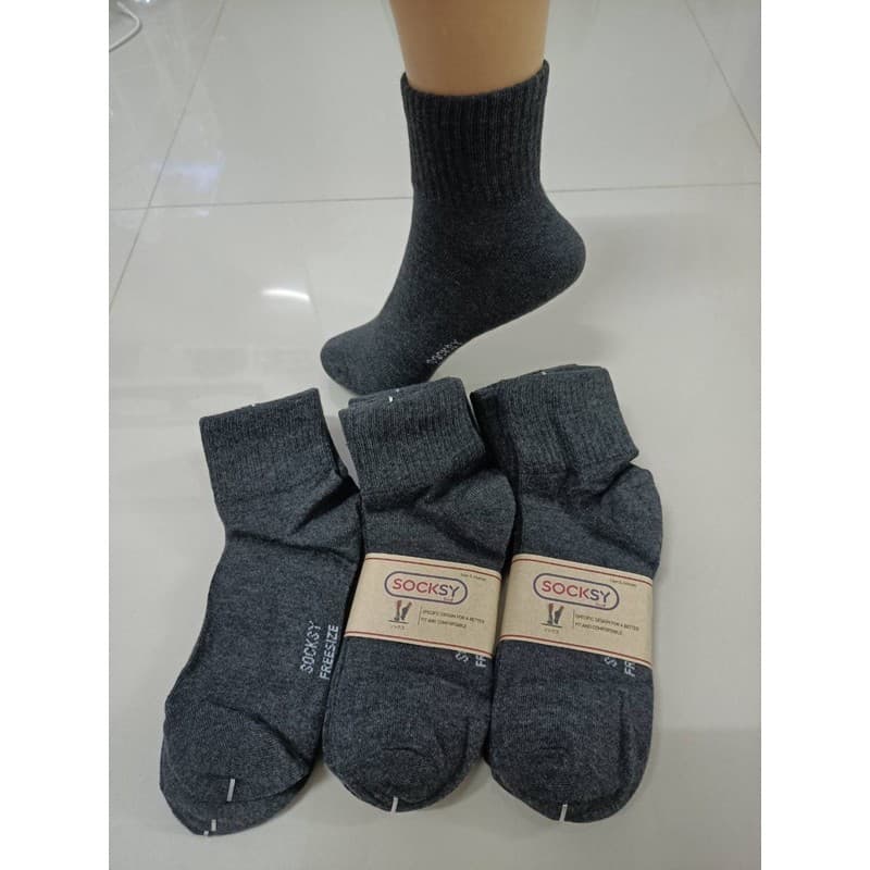 38.ถุงเท้าข้อกลางป้าย socksy ราคายกโหลมี12 คู่ รูปที่ 5