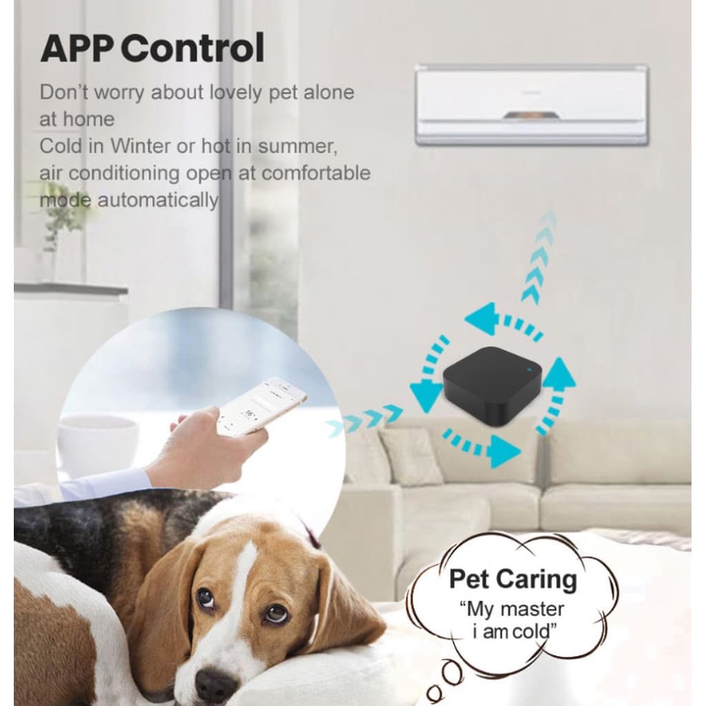 Tuya ZS06 อุปกรณ์เปิดปิดแอร์ ทีวีนอกบ้านผ่านแอป Zigbee สั่งด้วยเสียง Google Home/Alexa IR Remote รูปที่ 9