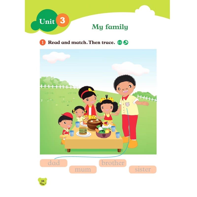แบบฝึกหัด รายวิชาพื้นฐาน ภาษาอังกฤษ Smile ป.1-6 #อจท. รูปที่ 6