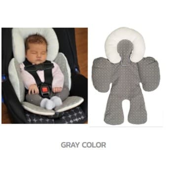 bestbornbaby เบาะรองคาร์ซีท​ เบาะรองนั่ง เบาะรองรถเข็นเด็ก ผ้ารองรถเข็น ผ้านิ่ม หนานุ่ม ระบายอากาศ​ 14002 รูปที่ 6