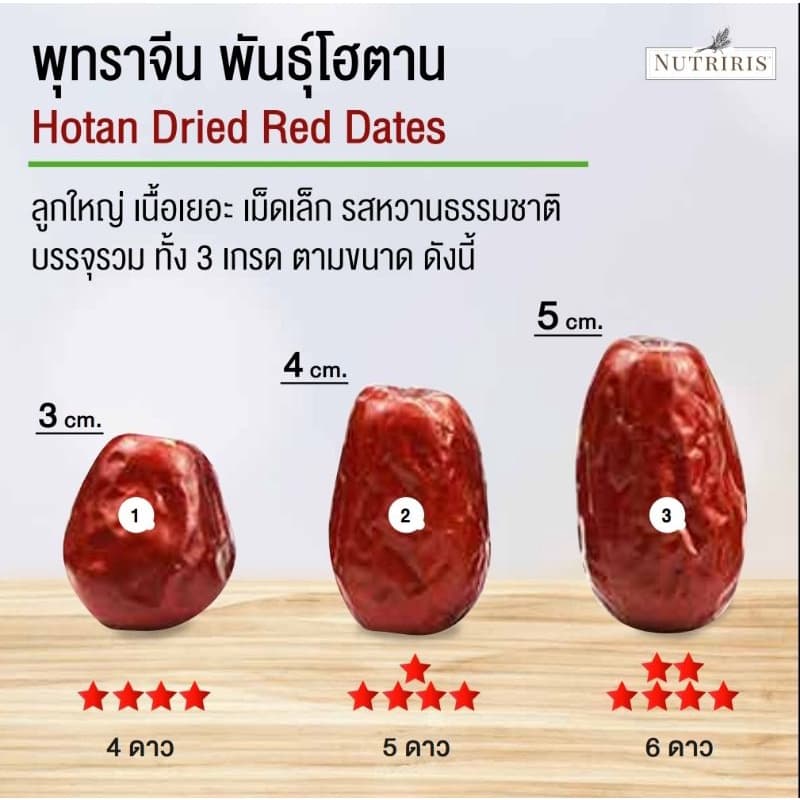 พุทราจีน โฮตาน อบแห้ง พร้อมทาน150ก ซื้อ3แถมฟรี1 Exp04/2027 อร่อย หวานธรรมชาติ ลูกใหญ่ เนื้อเยอะ ไม่แห้ง รูปที่ 4