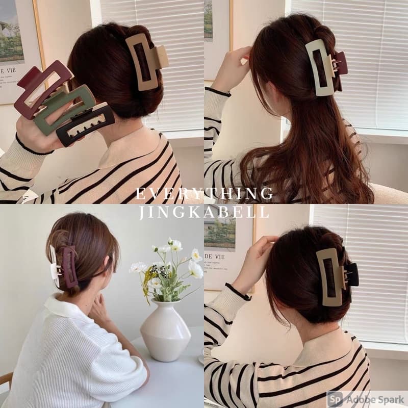 กิ๊บหนีบผม กิ๊บหนีบผมใหญ่เกาหลี 50 แบบ รูปที่ 2