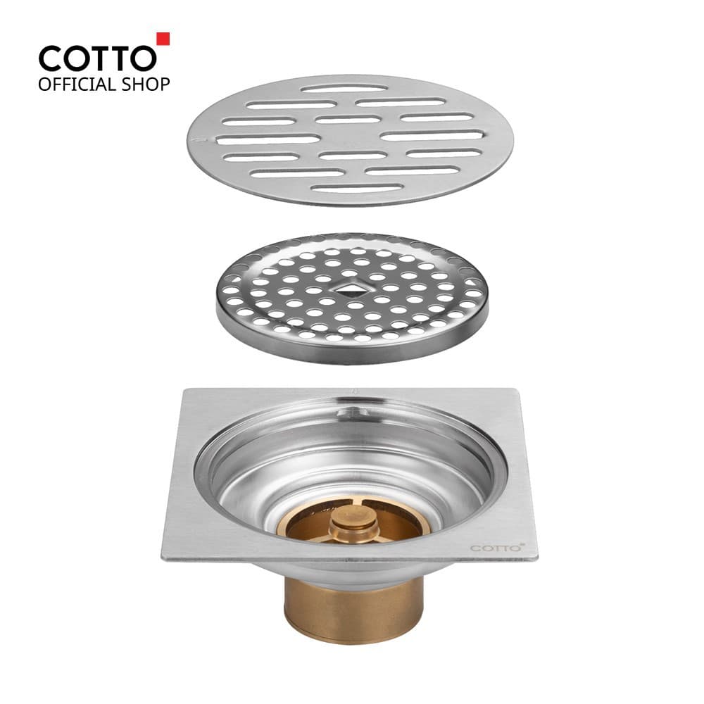 COTTO ตะแกรงน้ำทิ้ง รุ่น CT6404Z2P STAINLESS FLOOR DRAIN รูปที่ 3