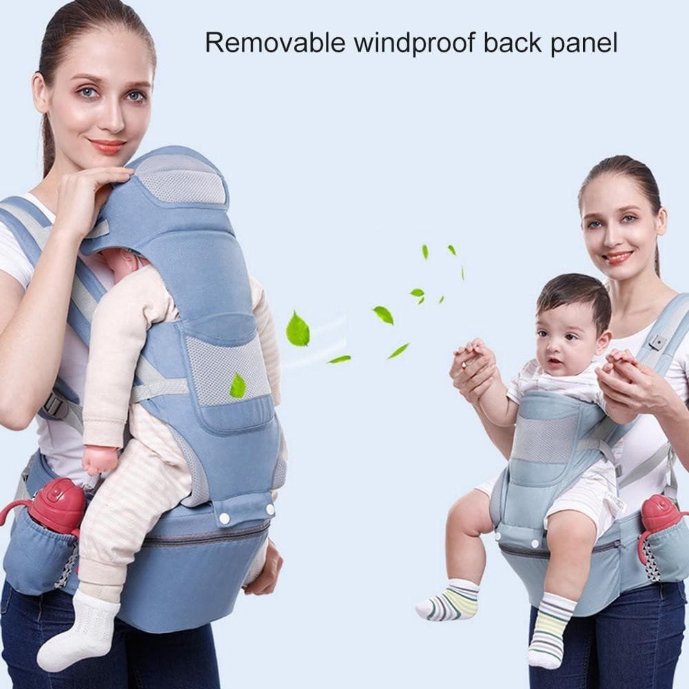 เป้อุ้มเด็ก เป้อุ้มลูก 0-36เดือน Hip Seat Baby Carrier 3-in-1 แบบมีที่นั่ง แยกได้ มีช่องเก็บของใต้เบาะ Ergonomic Carrier รูปที่ 3