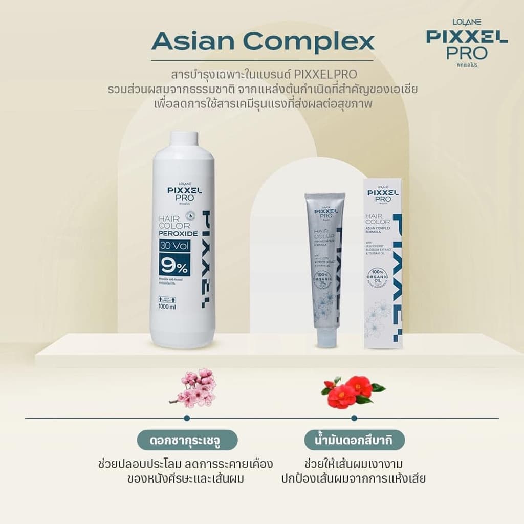 โลแลน พิกเซลโปร แฮร์ คัลเลอร์ เปอร์ออกไซด์ 1000 มล. Lolane Pixxel Pro Hair Color Peroxide 1000ml. รูปที่ 6