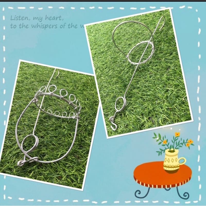 เคราฤาษี ลวดอลูมิเนียม ร้อยหนวดฤาษี 3 นิ้ว,5นิ้ว,8นิ้ว,ทิล+เครา,ม่านเครา รูปที่ 1