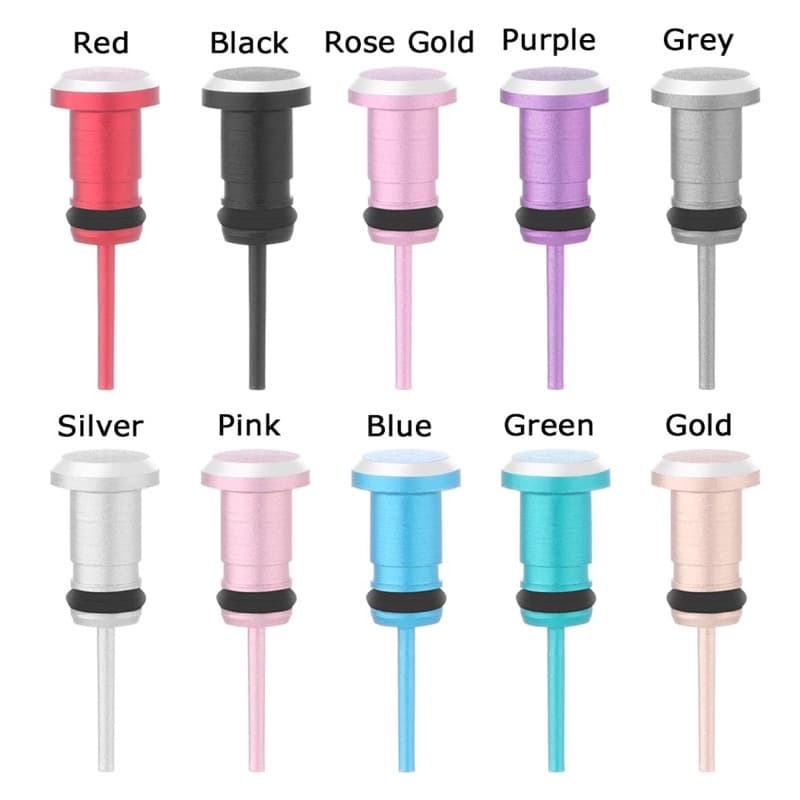 จุกกันฝุ่นหูฟังโทรศัพท์มือถือ แจ็ครูหูฟัง3.5มม. Android headphones Jack Dustproof Plug Aluminum alloy Earphone รูปที่ 8
