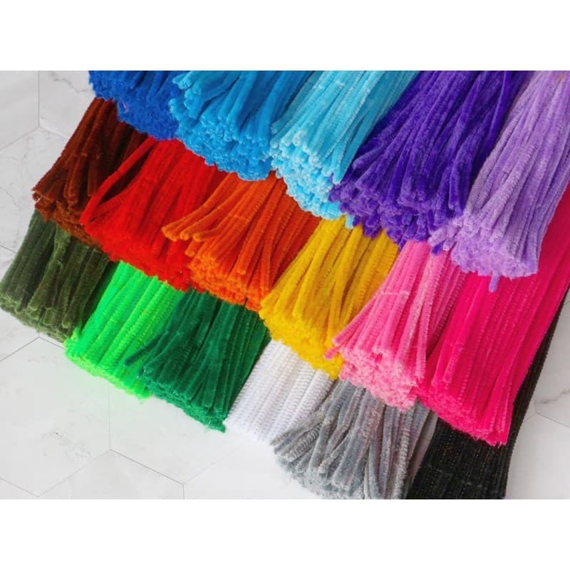ลวดกำมะหยี่คละสี ยาว30cm รูปที่ 4