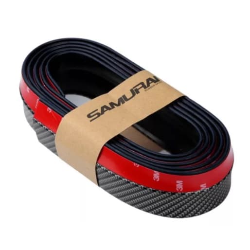 ซามูไร Samurai กันชน สเกิร์ตรถ เคฟล่า ยาว 2.5/3เมตร ยางนิ่ม ยางแข็ง Front Lip Bumper ลิ้นยางสเกิร์ต กันกระแทก รูปที่ 3