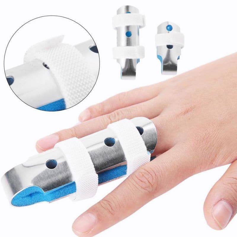 เฝือกดามนิ้ว อลูมิเนียมโฟม ที่ดามนิ้ว เฝือกนิ้ว Finger Splint Trigger Finger อุปกรณ์เฝือกใส่นิ้ว บรรเทาอาการปวดนิ้วมือ รูปที่ 9