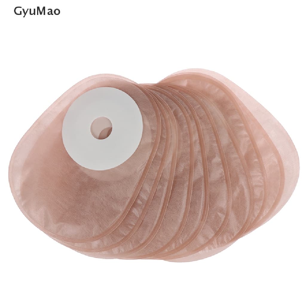10PCS One-piece System Colostomy Bags Disposable Ostomy Drainable Single Pouch HDY รูปที่ 4